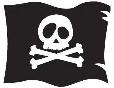 Pirate flag PNG