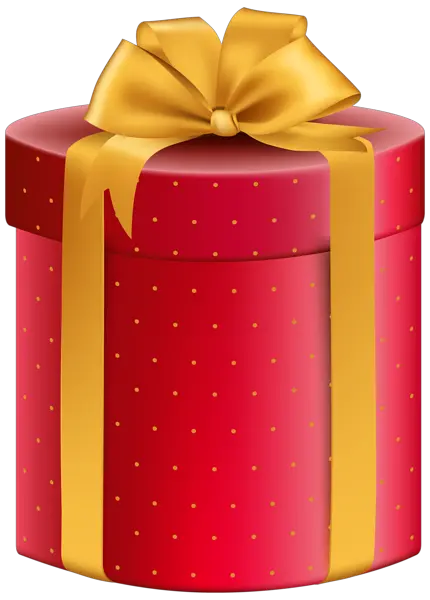 Red gift box PNG