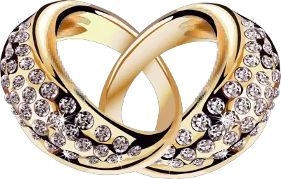 Wedding rings PNG