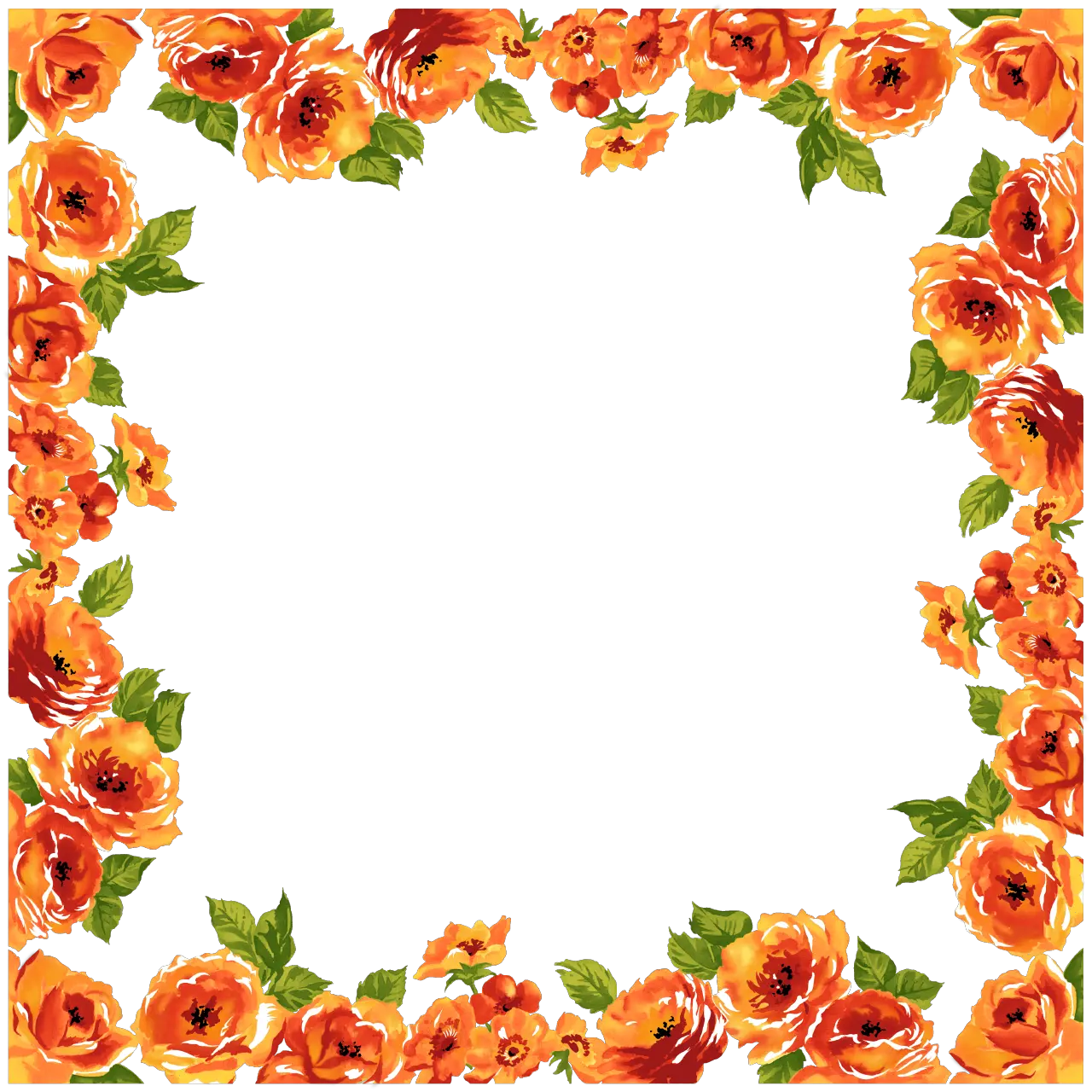 Wedding frame PNG