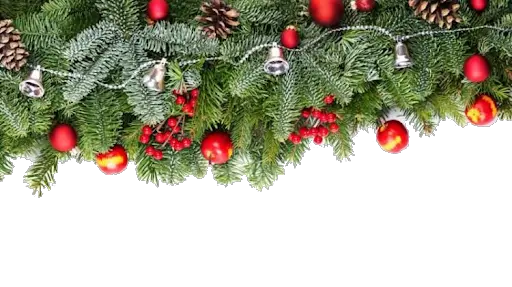 Christmas garland PNG