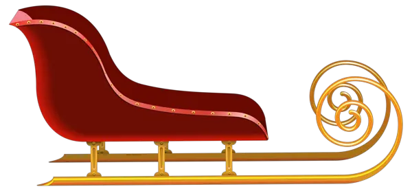 Santa sleigh PNG