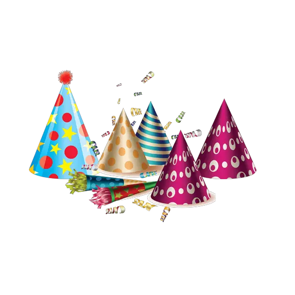 Party birthday hat PNG