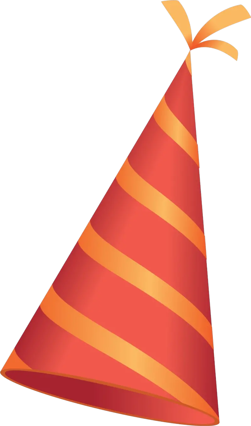 Party birthday hat PNG