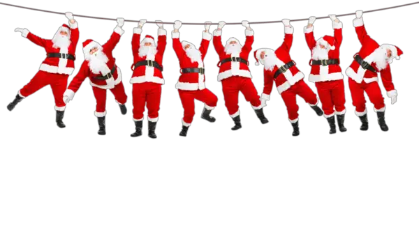 Santa Clauses PNG image