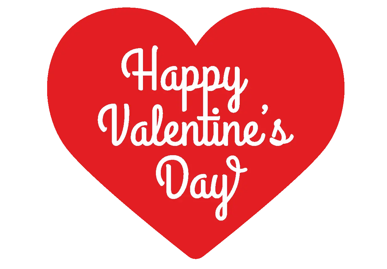 Happy Valentines Day transparent PNG