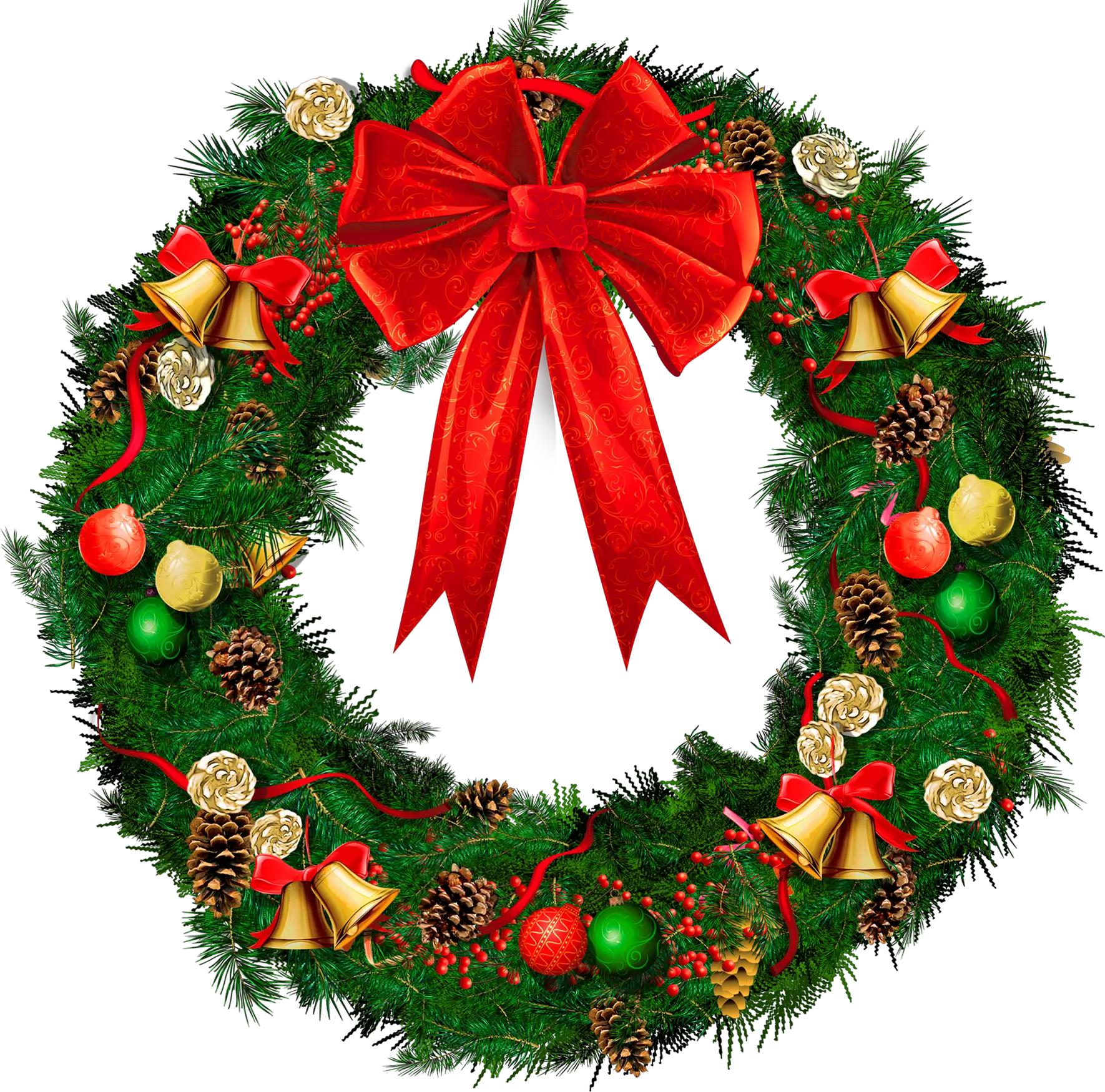 Christmas wreath PNG