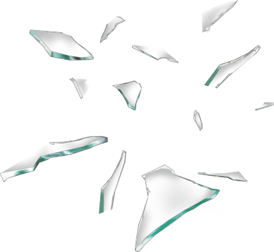 Broken glass PNG