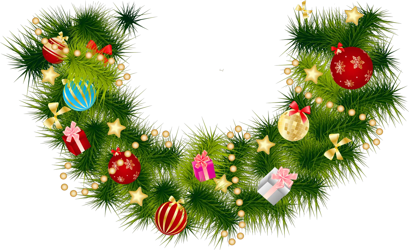 Christmas garland PNG