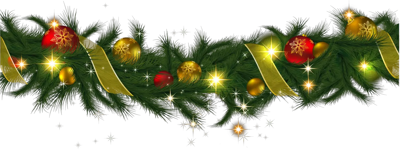 Christmas garland PNG