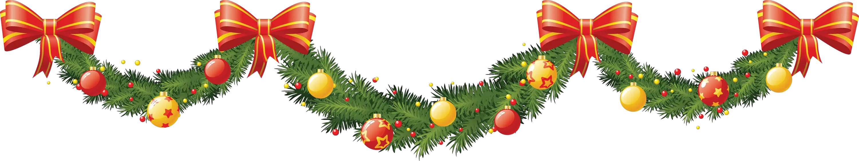 Christmas garland PNG