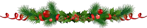 Christmas garland PNG