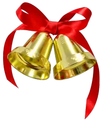 Christmas bell PNG image