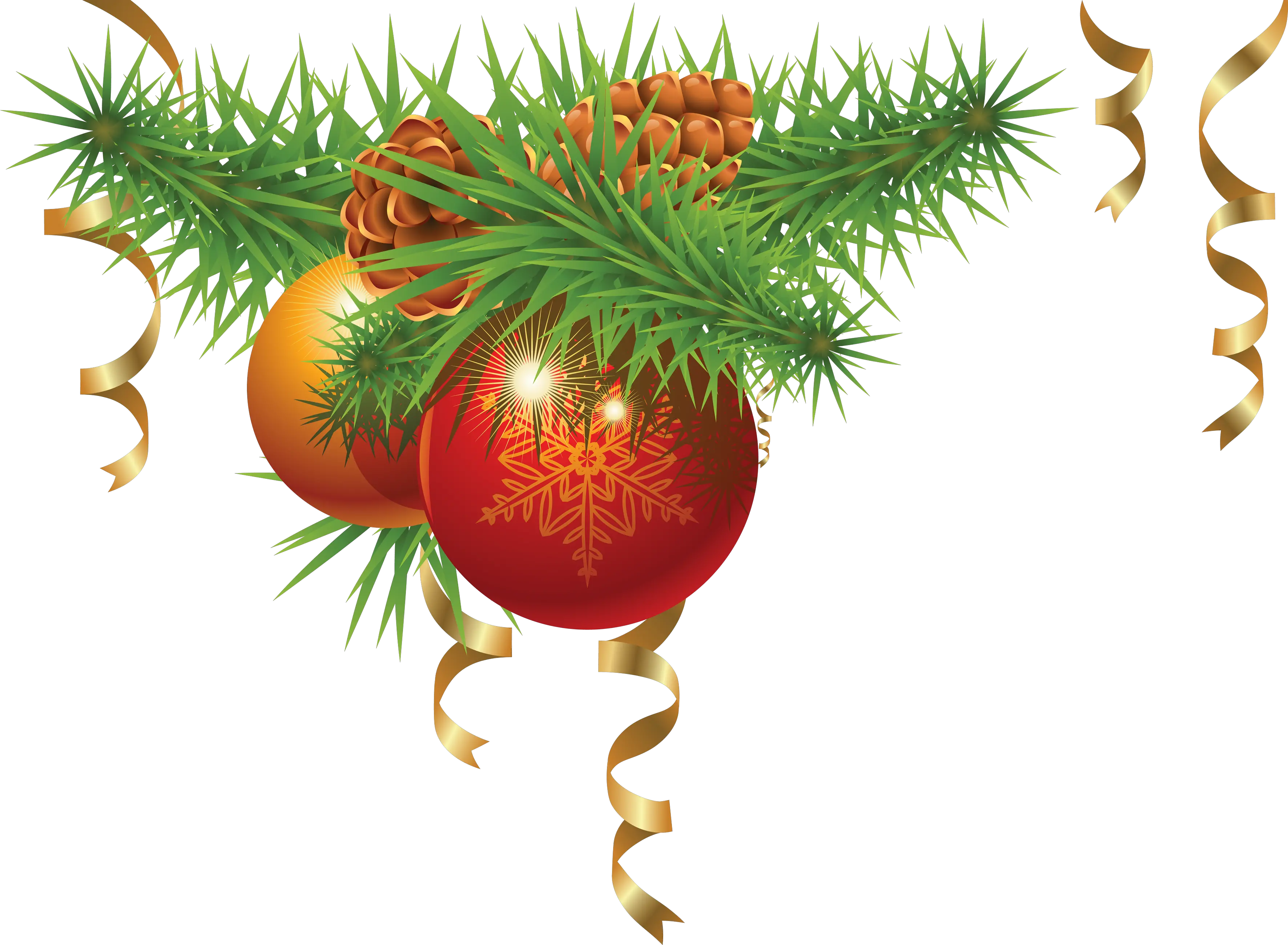 Christmas fir-tree PNG image