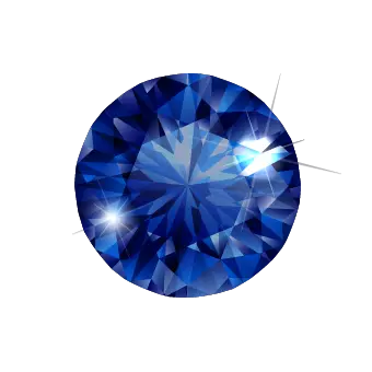 Sapphire gem PNG