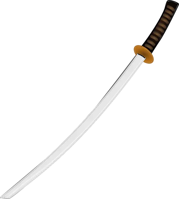 Japan samurai sword PNG image