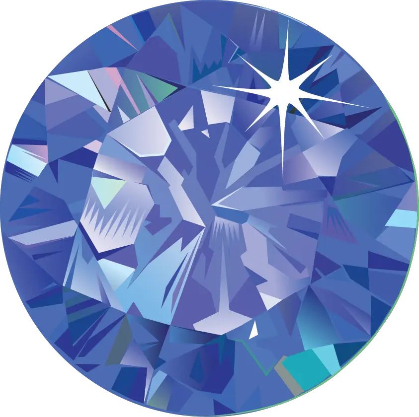 Sapphire gem PNG