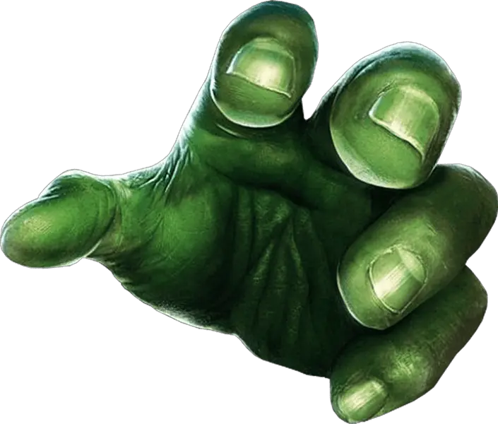 Hulk hand PNG