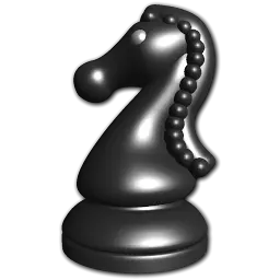 Chess horse icon PNG image