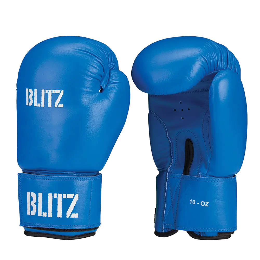 Blue boxing gloves PNG image