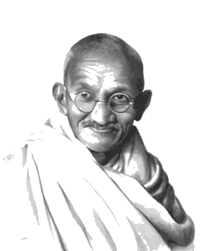 Mahatma Gandhi PNG