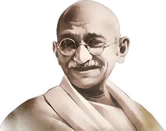 Mahatma Gandhi PNG