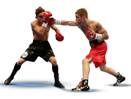 Boxing men PNG image