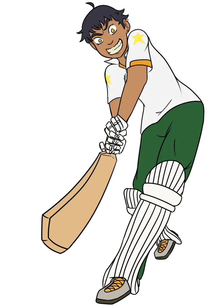 Cricket player PNG