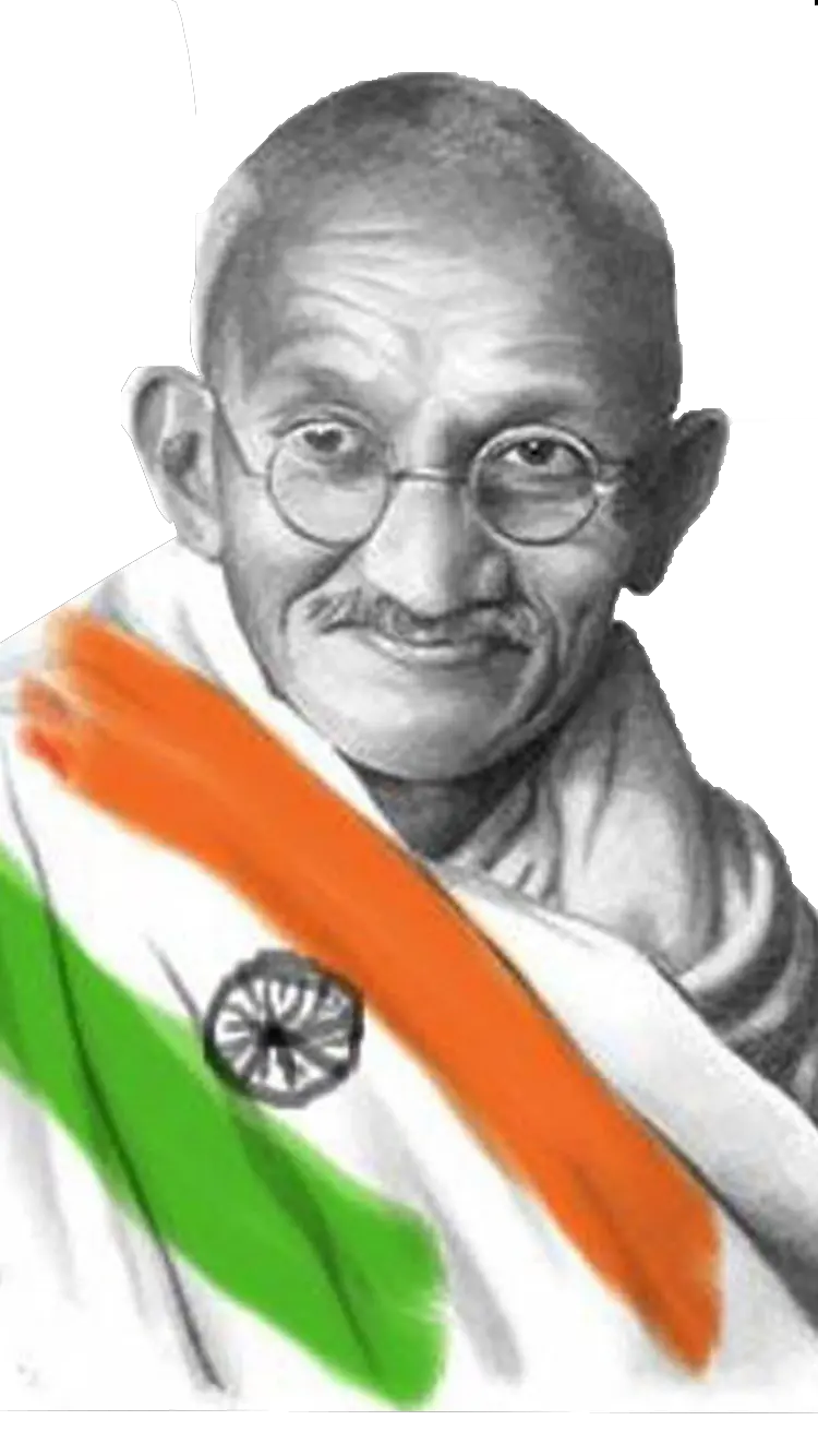 Mahatma Gandhi PNG