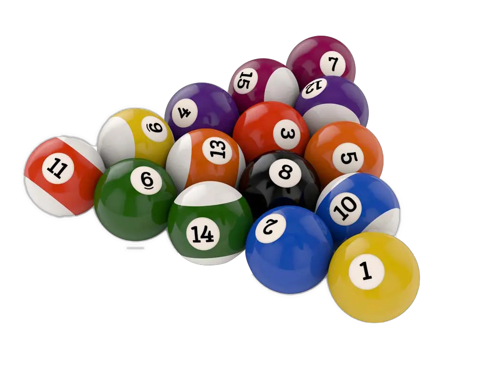 Billiard balls PNG