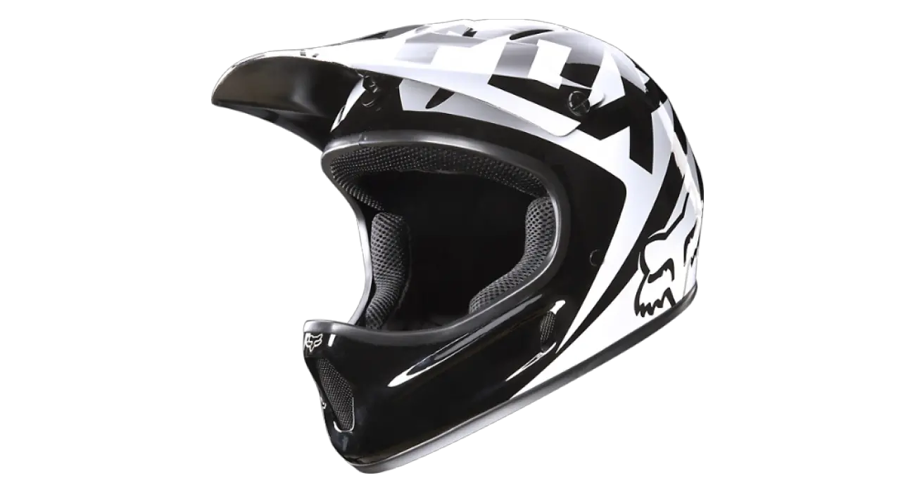 Downhill bicycle helmet PNG image