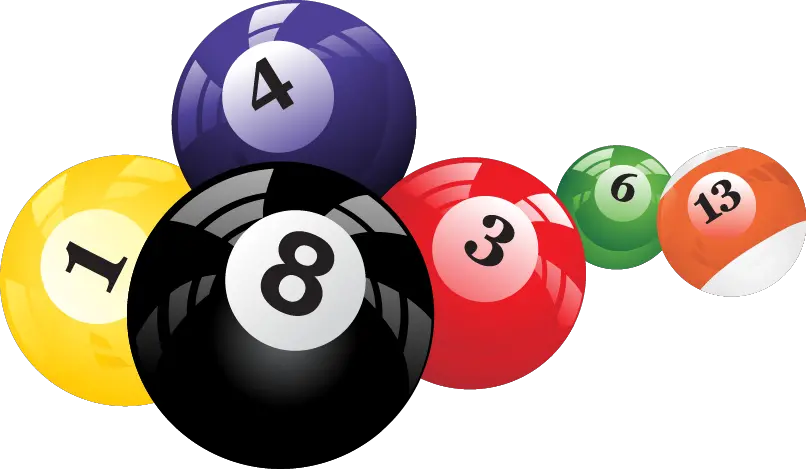 Billiard balls PNG