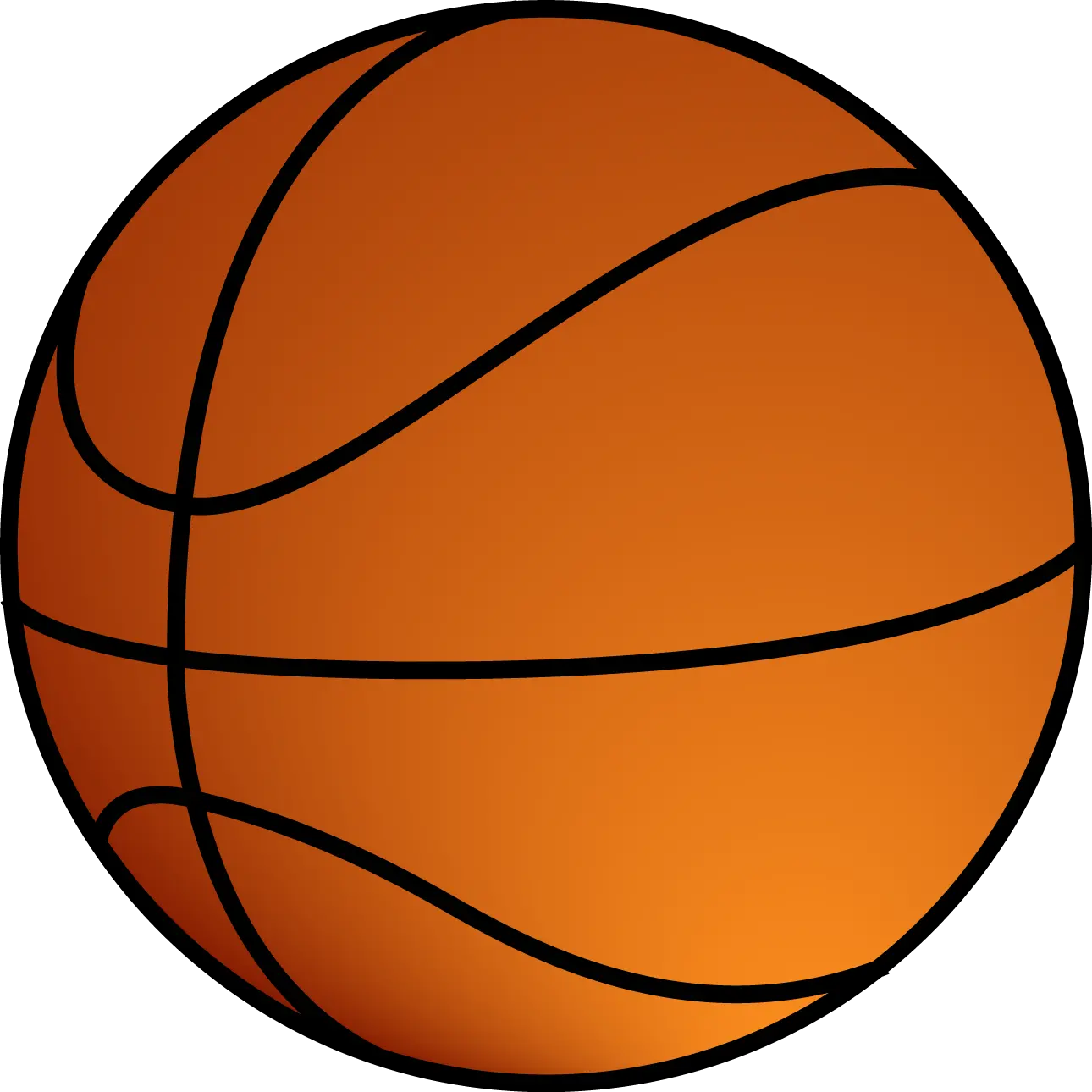 Basketball ball PNG image