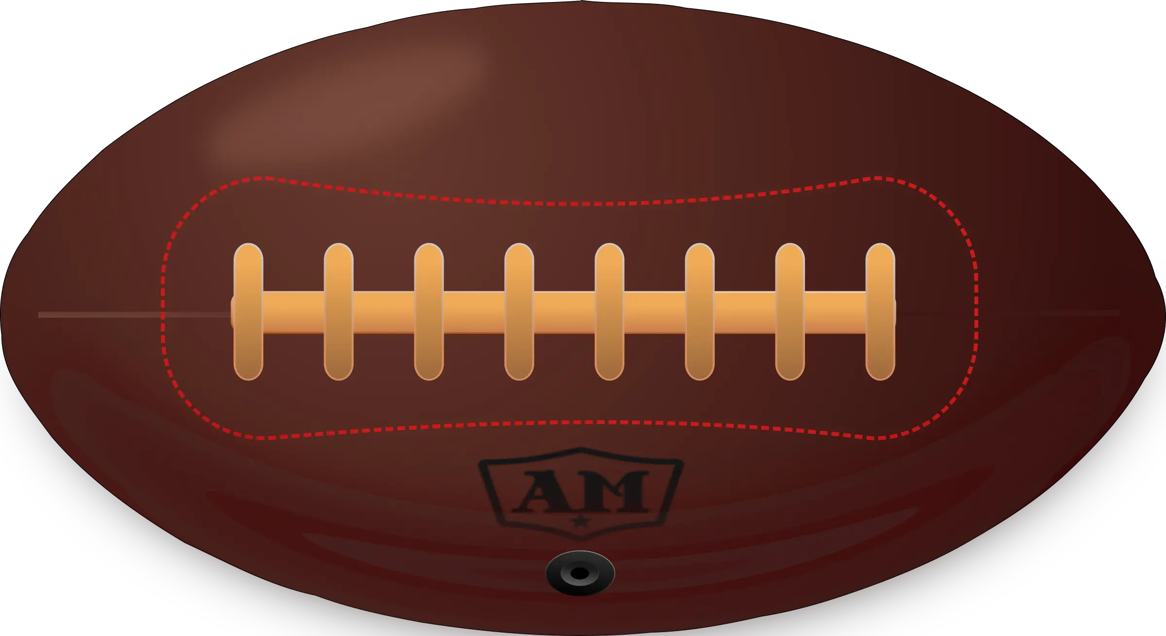 American football ball PNG