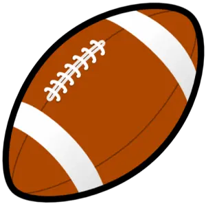 American football ball PNG